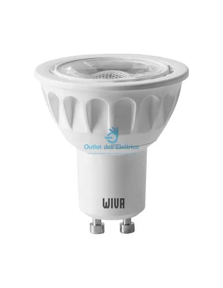 Wiva 12100254 foco led básico gu10 bk 5w 6000k 220v